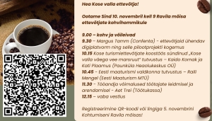 Ettevõtjate kohvihommiku plakat